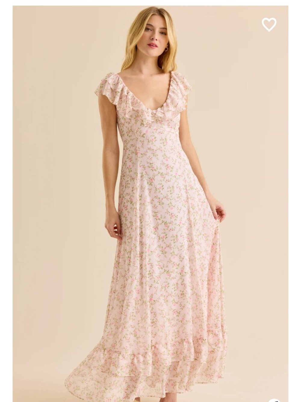 Sully Maxi Dress Altar’d State Floral Dress NWT